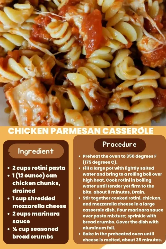 Chicken Parmesan Casserole