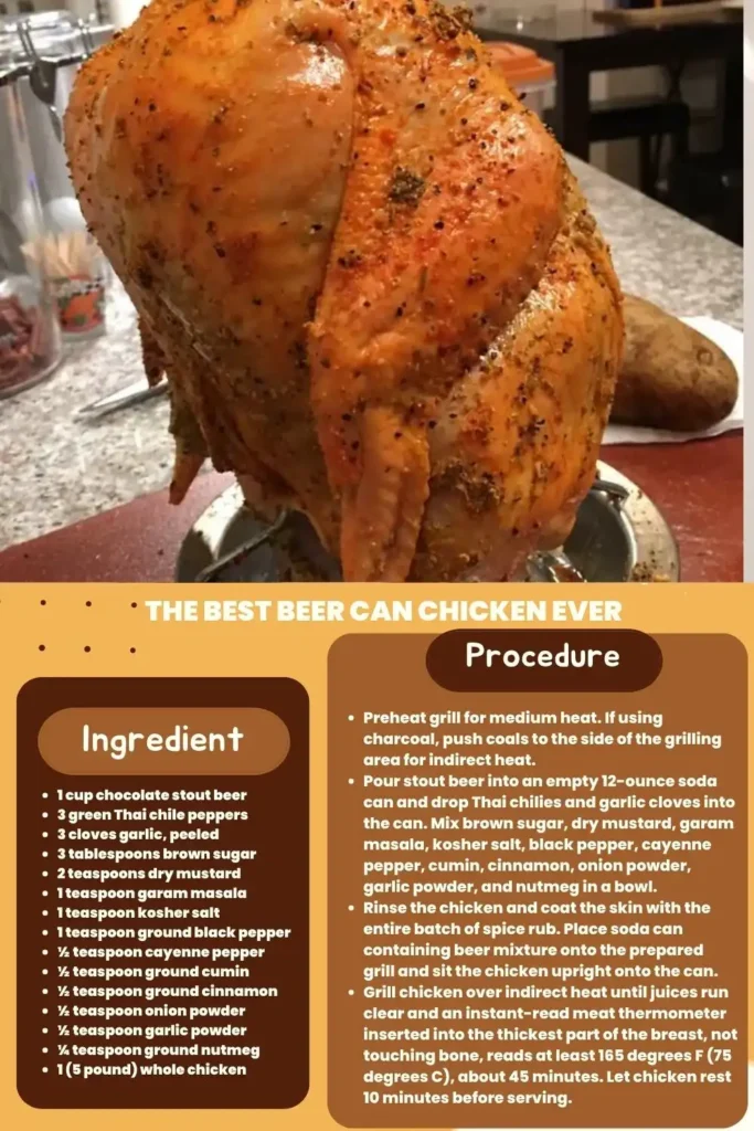 The Best Beer Can Chicken Ever