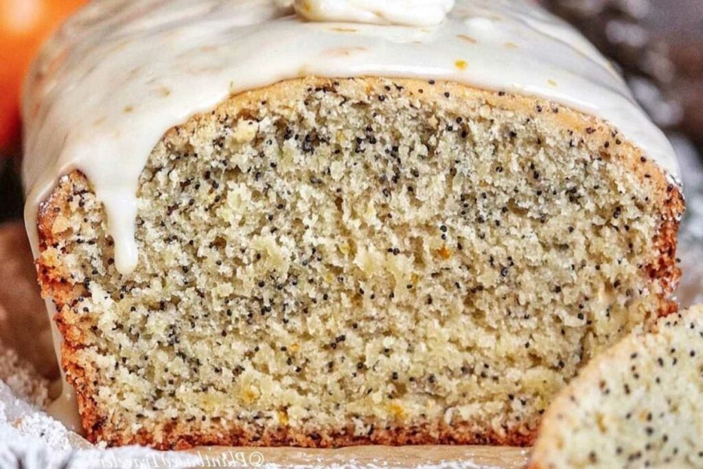 Orange Loaf with Orange Cream Cheese Icing