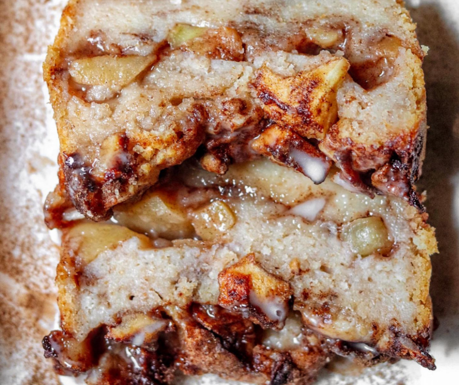 Cinnamon Swirl Apple Fritter Bread