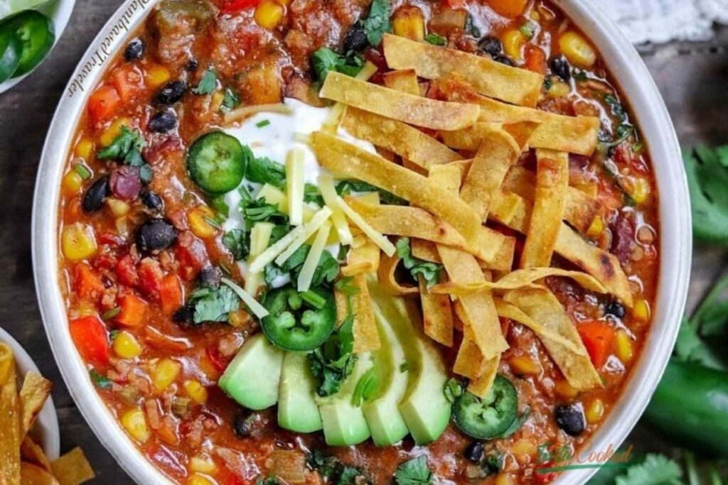 Veggie Tortilla Soup