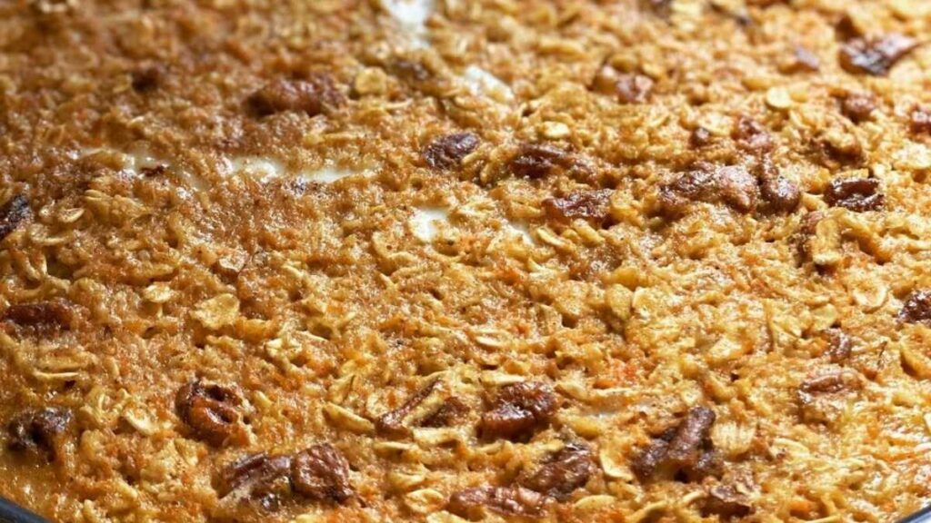 Carrot Cake Baked Oatmeal Recipe