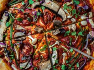Vegan Mushroom Lovers Pizza