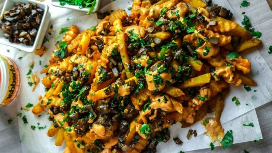 Vegan Potato, Leek And Celeriac Soup With Chipotle Tempeh 'Crotons' (1)