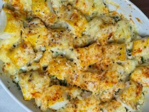 Cauliflower & Smoked haddock gratin