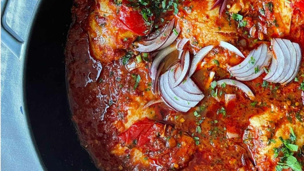 Chicken & nduja stew