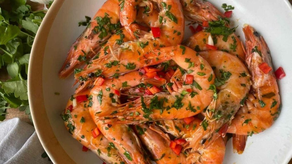 Garlic & chilli prawn