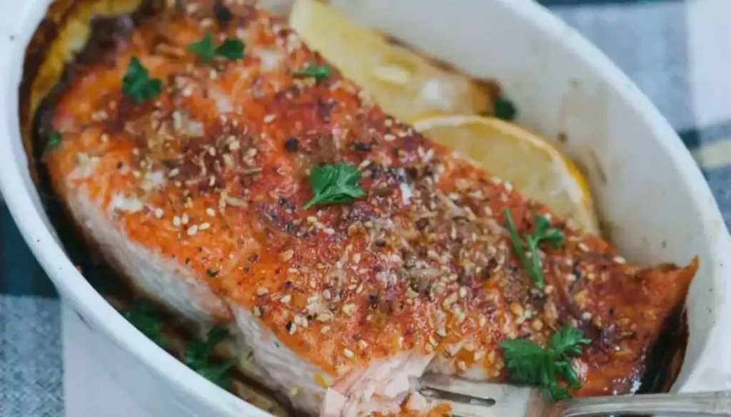 Savor the perfect combination of tender arctic char and salmon, marinated in a tantalizing blend of aromatic tikka spices. This delectable dish is a seafood lover's dream, offering a burst of flavors in every bite.