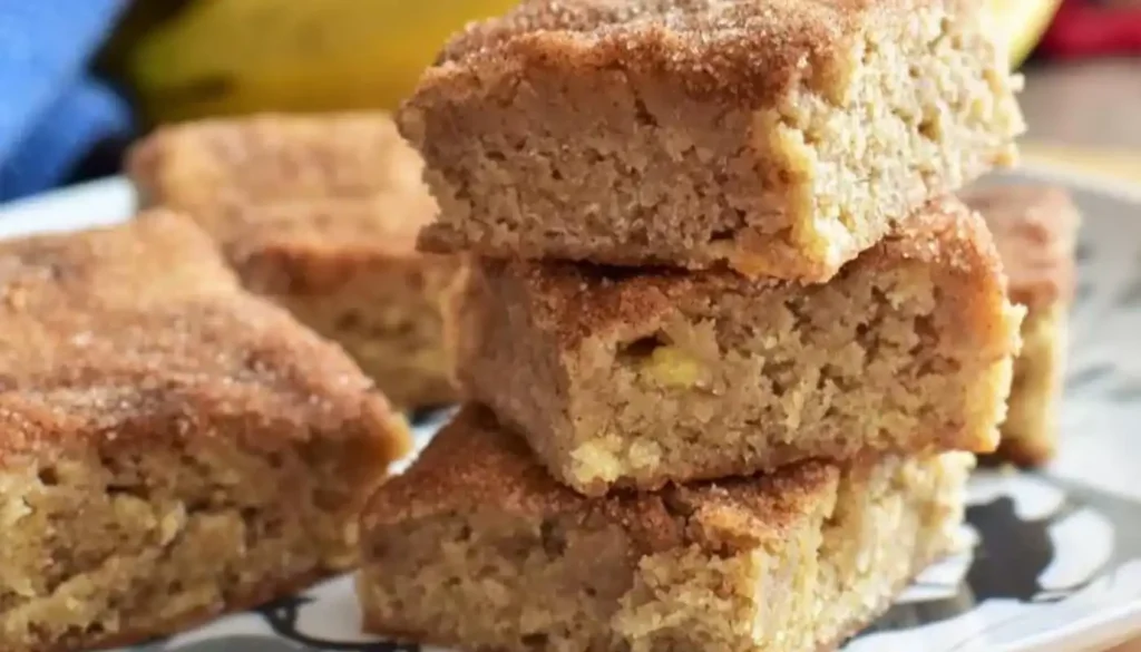 recipe Banana Snickerdoodle Bars