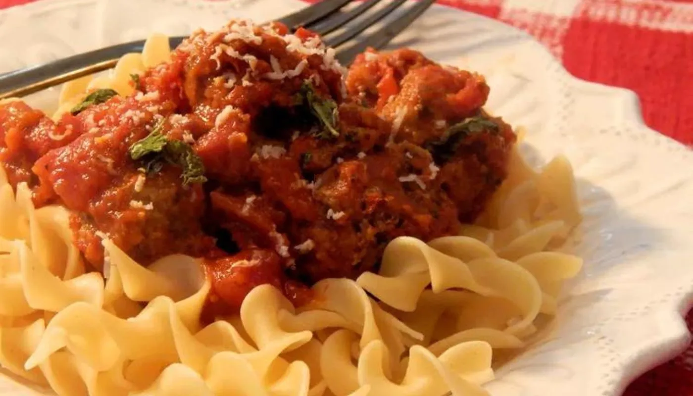Slow Cooker Turkey Meatballs in Marinara