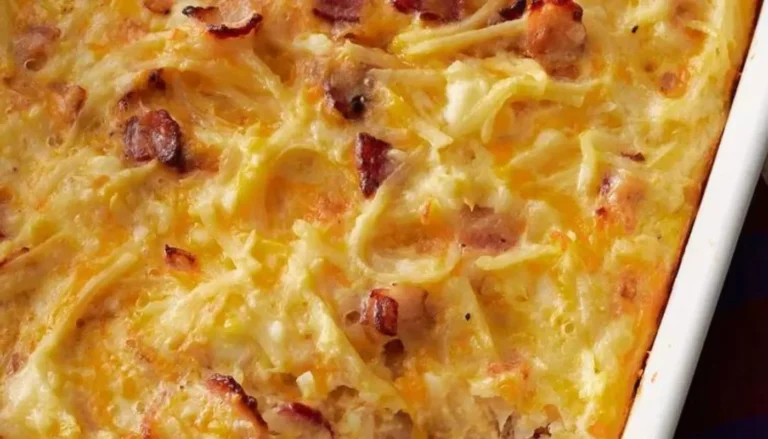 Amish Breakfast Casserole with bacon