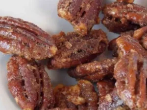 These crunchy pecans are coated with a sweet cinnamon glaze, creating a delightful treat that will satisfy your cravings.