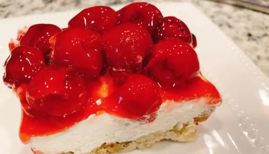 This easy-to-make recipe combines the luscious sweetness of cherries with a delectable crunchy topping.