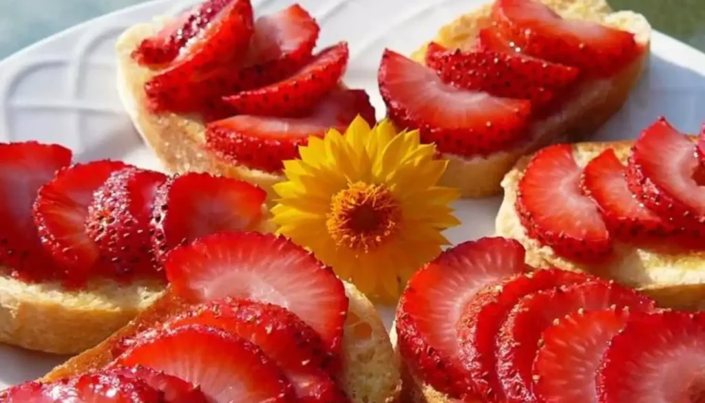 recipe Strawberry Bruschetta