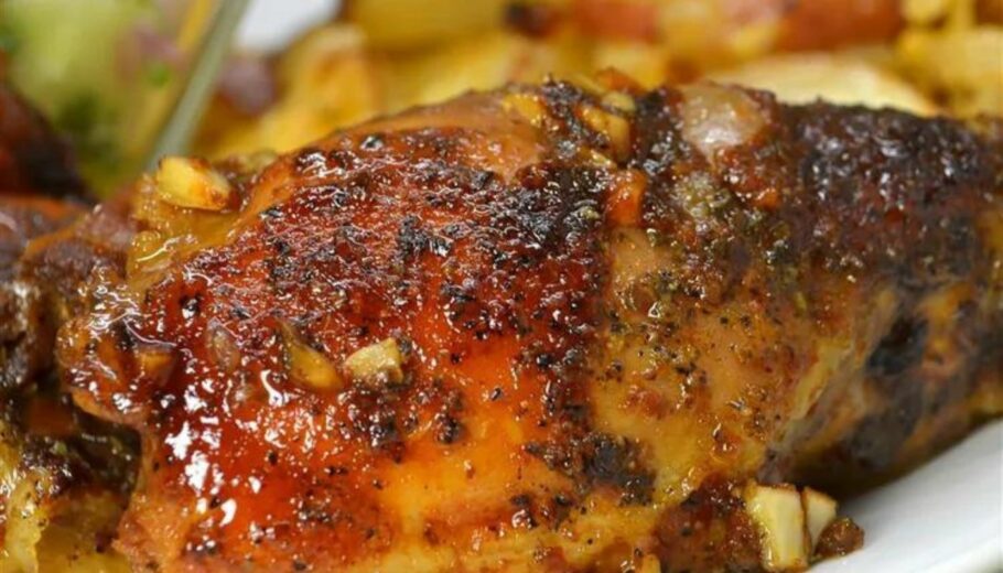 This easy-to-make dish is slow-cooked to perfection, resulting in juicy, fall-off-the-bone chicken that is bursting with mouthwatering flavors.