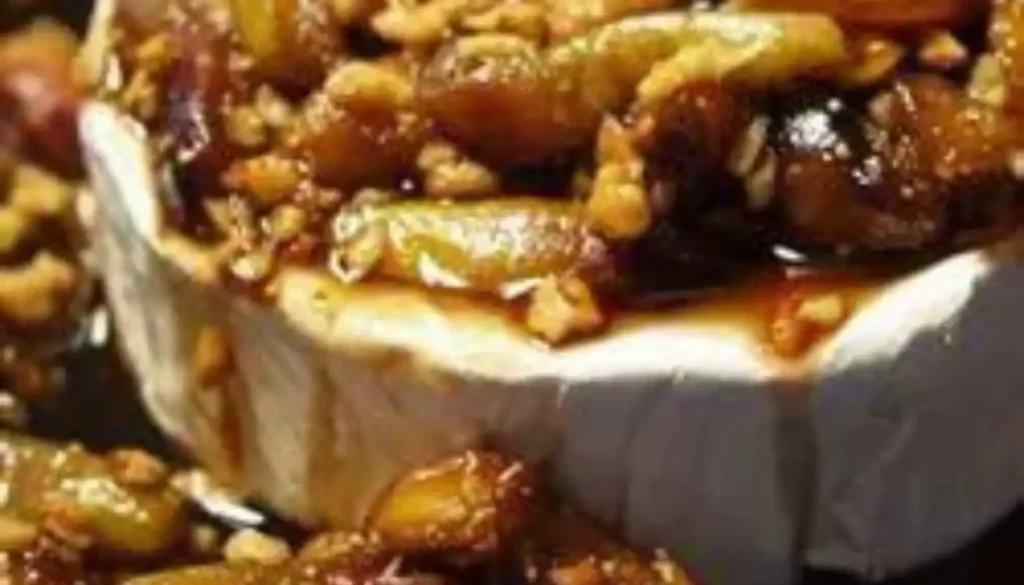 Savor the exquisite combination of flavors in our Figs and Toasted Almonds Brie recipe. This delightful appetizer features creamy Brie cheese topped with caramelized figs and a sprinkle of crunchy toasted almonds