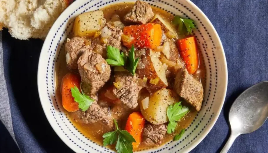 Made with tender beef, hearty vegetables, and a rich broth, this dish is perfect for those chilly days.