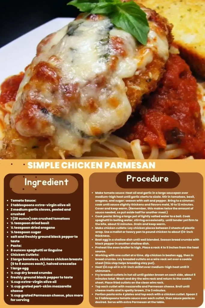 Simple Chicken Parmesan
