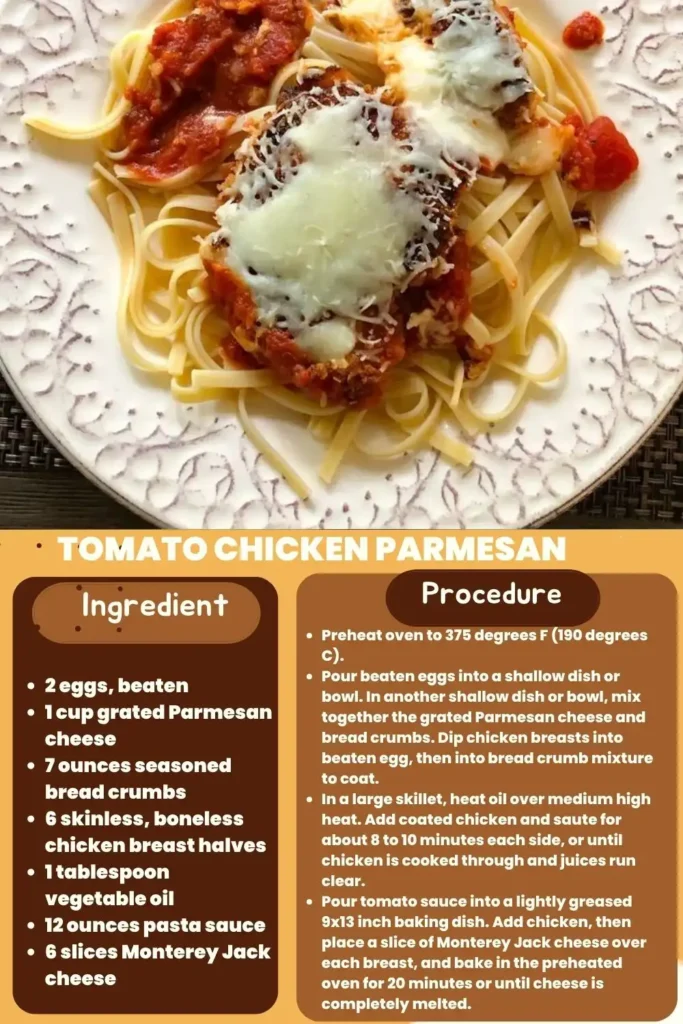 Tomato Chicken Parmesan