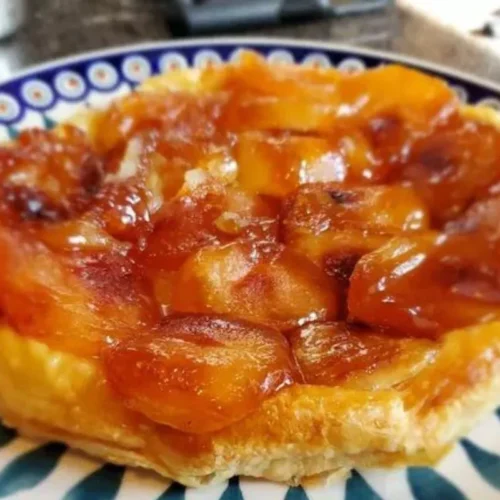 This classic French dessert features luscious Granny Smith apples caramelized to perfection, nestled in a buttery, flaky pastry crust.