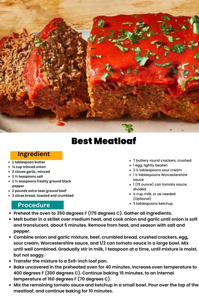 ingredients and instructions to make The Meat Lover's Dream Loaf
