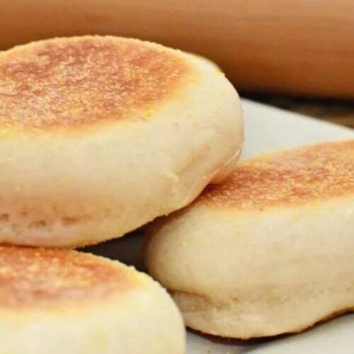 Discover the joy of baking with our Homemade English Muffins recipe. Indulge in the delightfully fluffy texture and irresistible aroma of these freshly baked breakfast treats. Made from scratch, our easy-to-follow recipe guides you through the process of creating perfectly golden and delicious English muffins in your own kitchen. Whether toasted and topped with butter and jam or used as a base for eggs Benedict, our homemade English muffins are sure to elevate your morning routine. Get ready to savor the satisfaction of homemade goodness with this classic breakfast favorite.