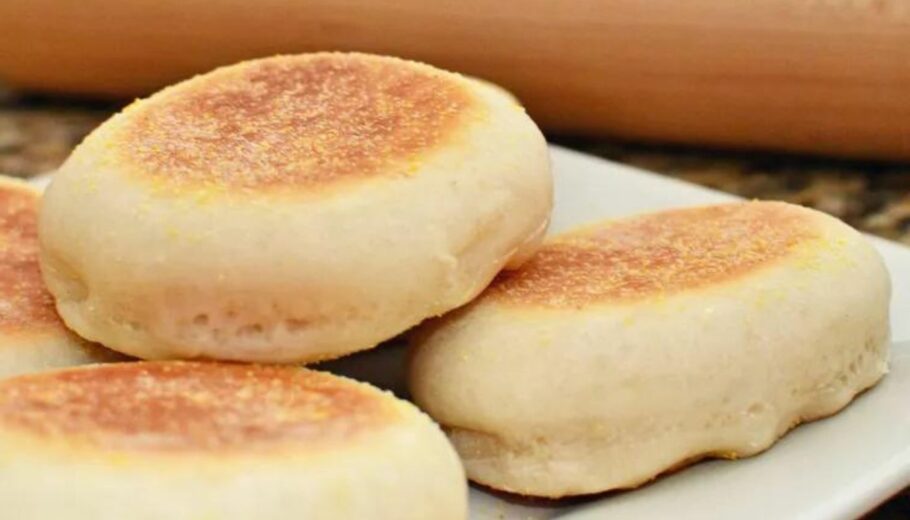 Discover the joy of baking with our Homemade English Muffins recipe. Indulge in the delightfully fluffy texture and irresistible aroma of these freshly baked breakfast treats. Made from scratch, our easy-to-follow recipe guides you through the process of creating perfectly golden and delicious English muffins in your own kitchen. Whether toasted and topped with butter and jam or used as a base for eggs Benedict, our homemade English muffins are sure to elevate your morning routine. Get ready to savor the satisfaction of homemade goodness with this classic breakfast favorite.