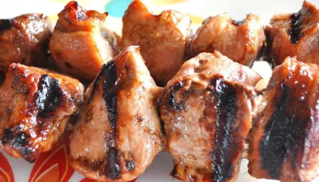 Indulge in the tantalizing flavors of our Spicy Pork Skewers recipe. Grilled to perfection, these easy-to-make skewers are infused with a fiery marinade, delivering a mouthwatering combination of heat and tenderness. Perfect for summer BBQs or as a delicious finger food, our Asian-inspired Spicy Pork Skewers will leave your taste buds begging for more. Get ready to savor the ultimate blend of spices and enjoy a sensational grilling experience.