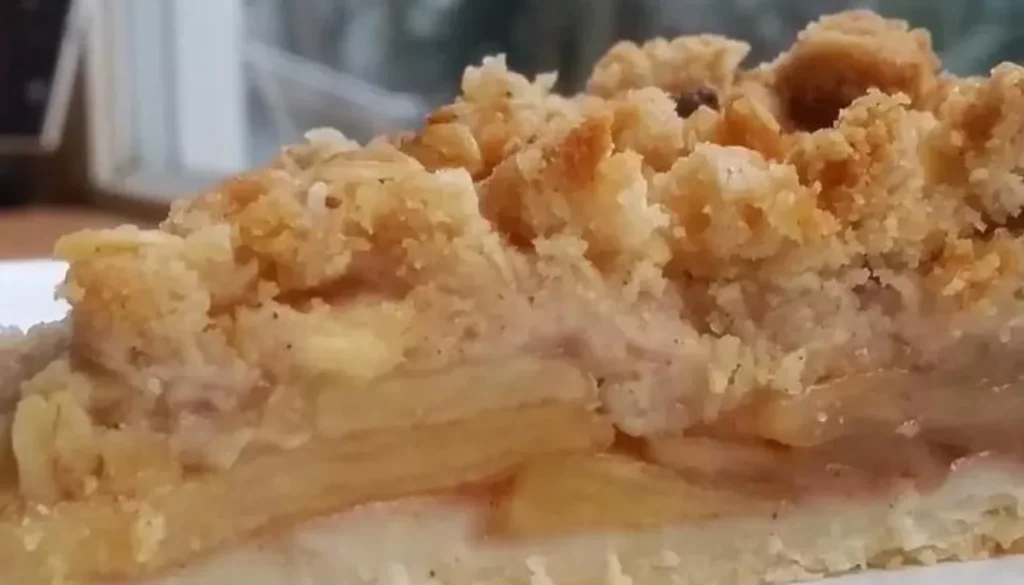 This homemade dessert embodies the essence of coziness and indulgence. Immerse yourself in layers of tender apple slices infused with a comforting blend of warm spices, nestled within a flaky crust, and crowned with a satisfyingly crunchy oatmeal streusel.