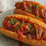 Slow-cooked to perfection, this dish combines succulent sausages with a rich and savory sauce that will tantalize your taste buds.
