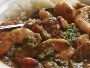 recipe Husband's Grandmother's Shrimp Gumbo