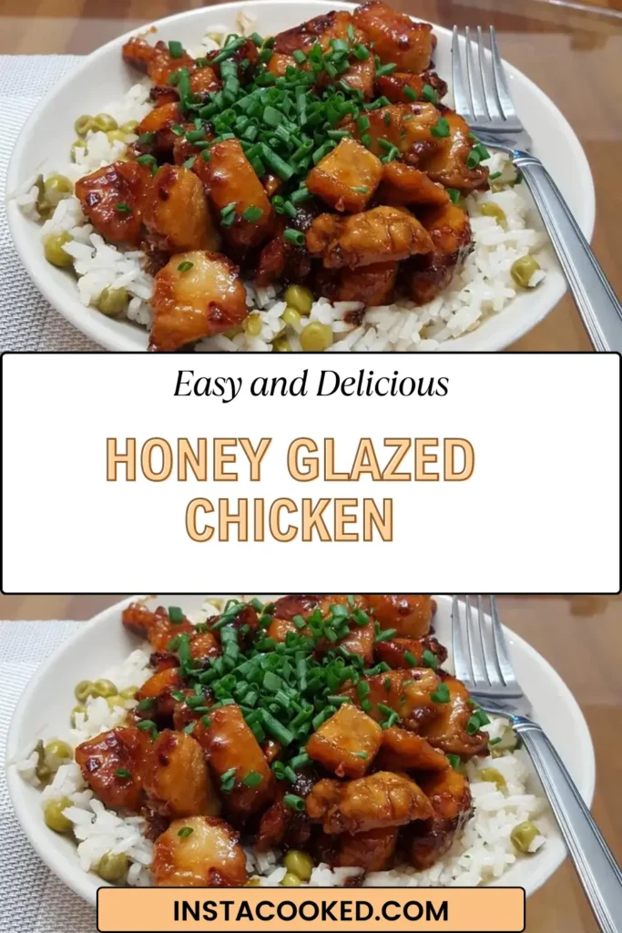 Honey Glazed Chickenpecipe pin