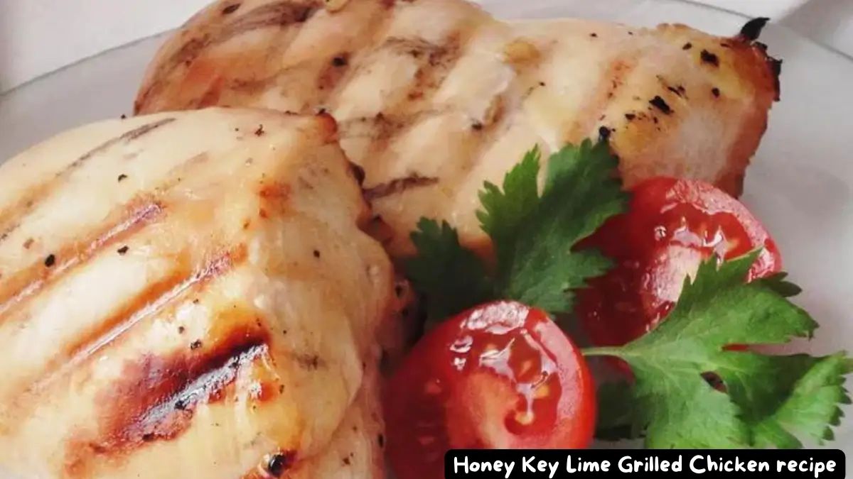 Honey Key Lime Grilled Chicken on the Grill