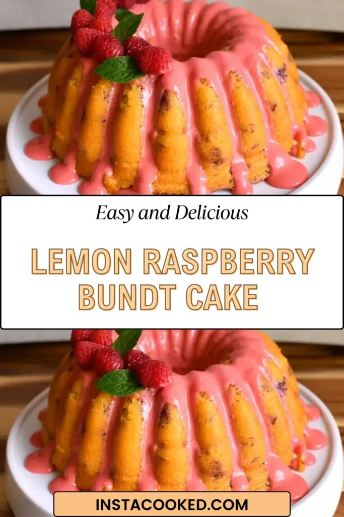 Lemon Raspberry Bundt Cake recipeDrizzle Cake recipe