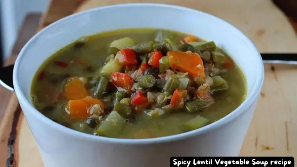 Delicious Spicy Lentil Vegetable Soup Recipe | Easy & Hearty