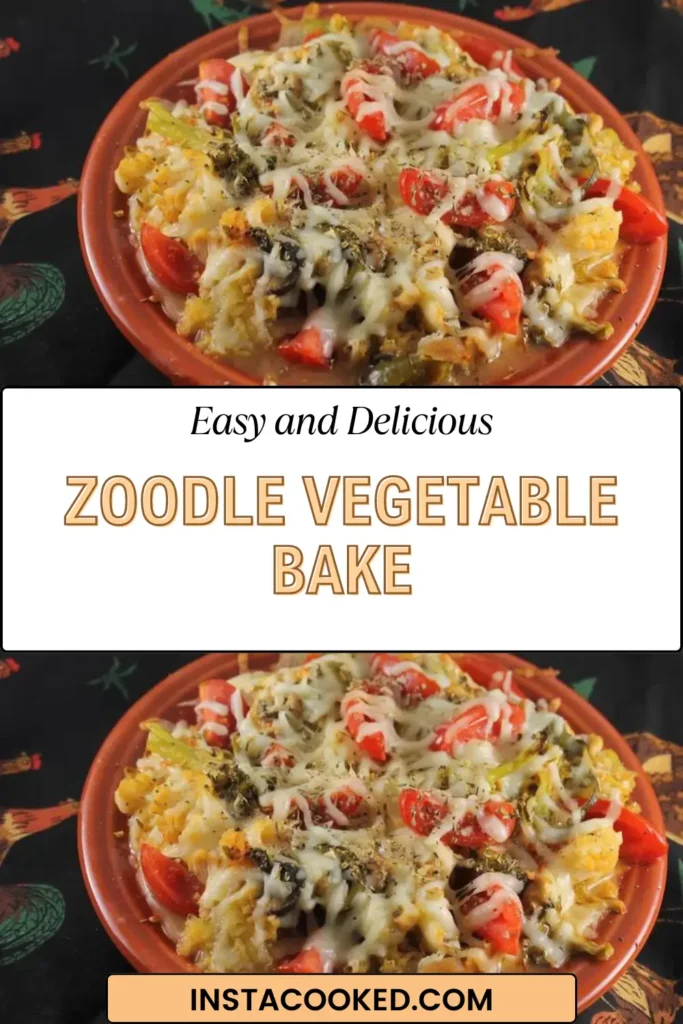 Zoodle Vegetable Bake reipe pin