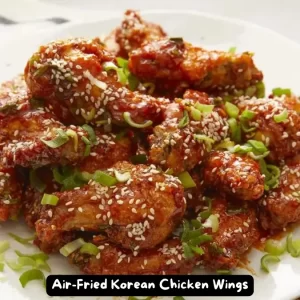 Crispy and Spicy Air-Fried Korean Chicken Wings