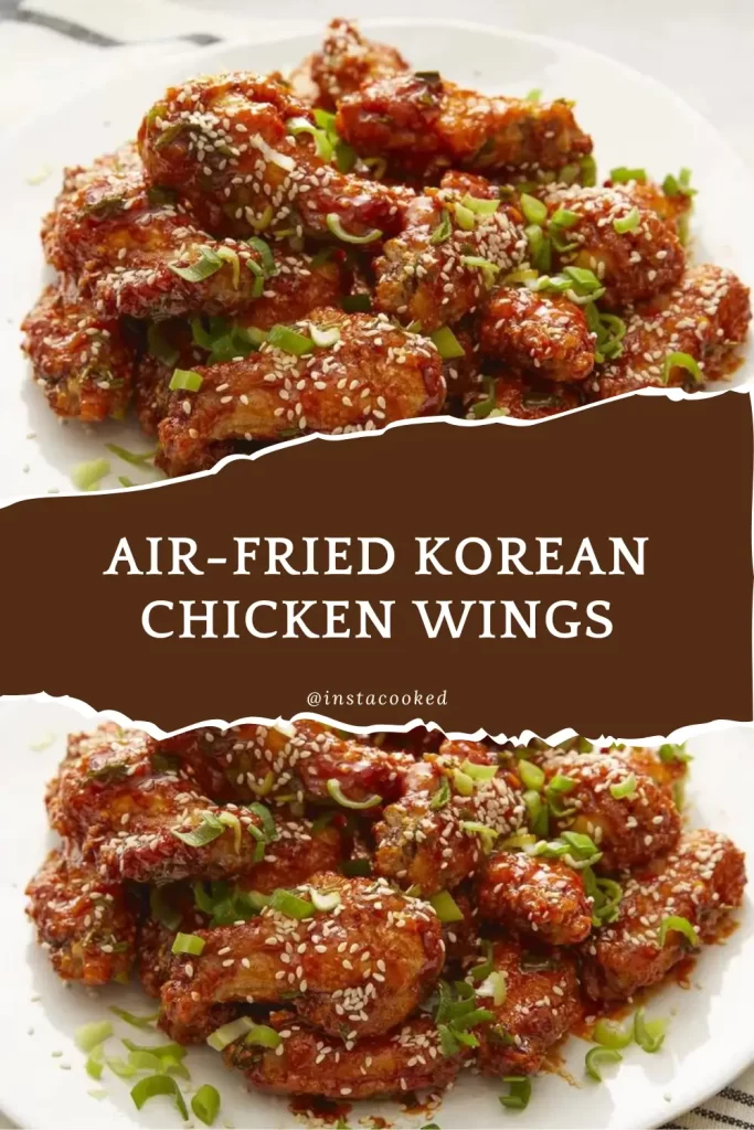 Air Fried Korean Chicken Wings