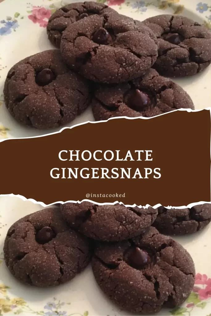 Chocolate GingersnapsCOATconut Sandwich Cookies