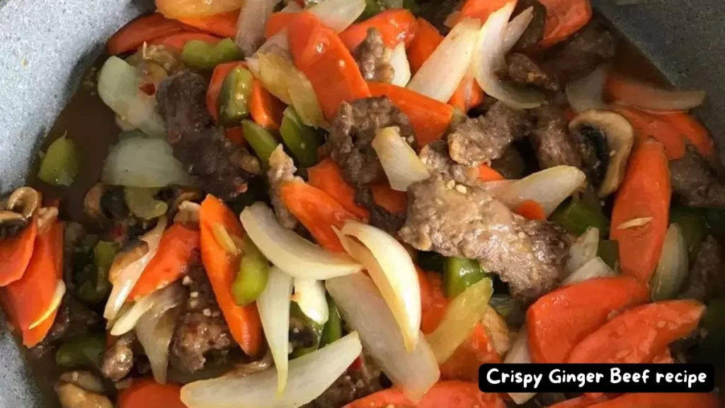 Crispy Ginger Beef recipe