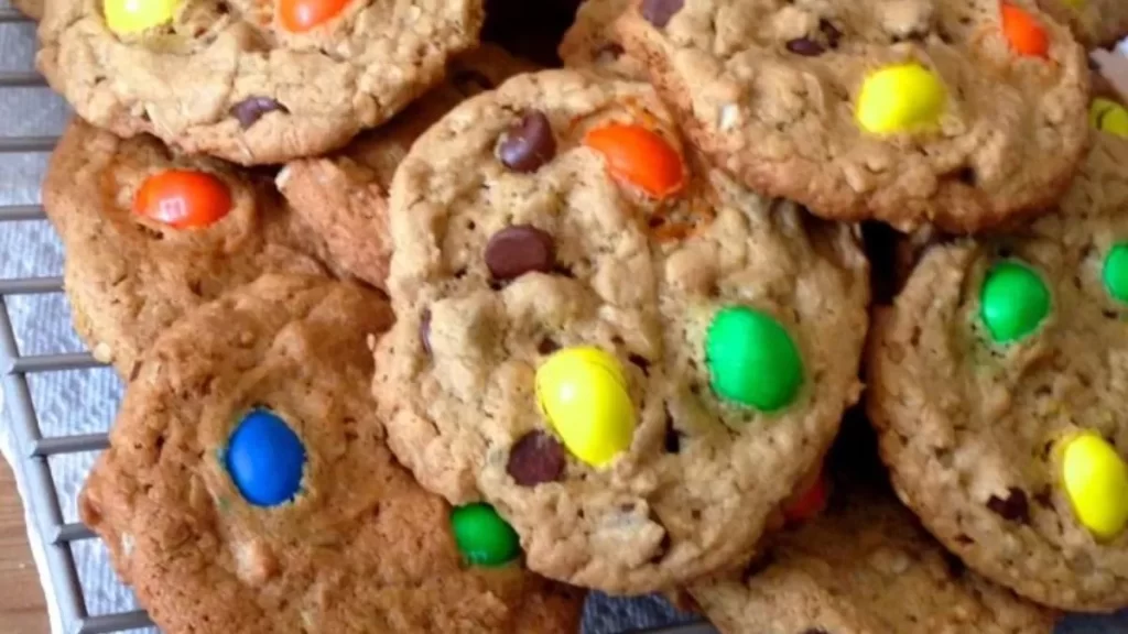 Soft and Chewy Monster Cookies Recipe | Peanut Butter Delight