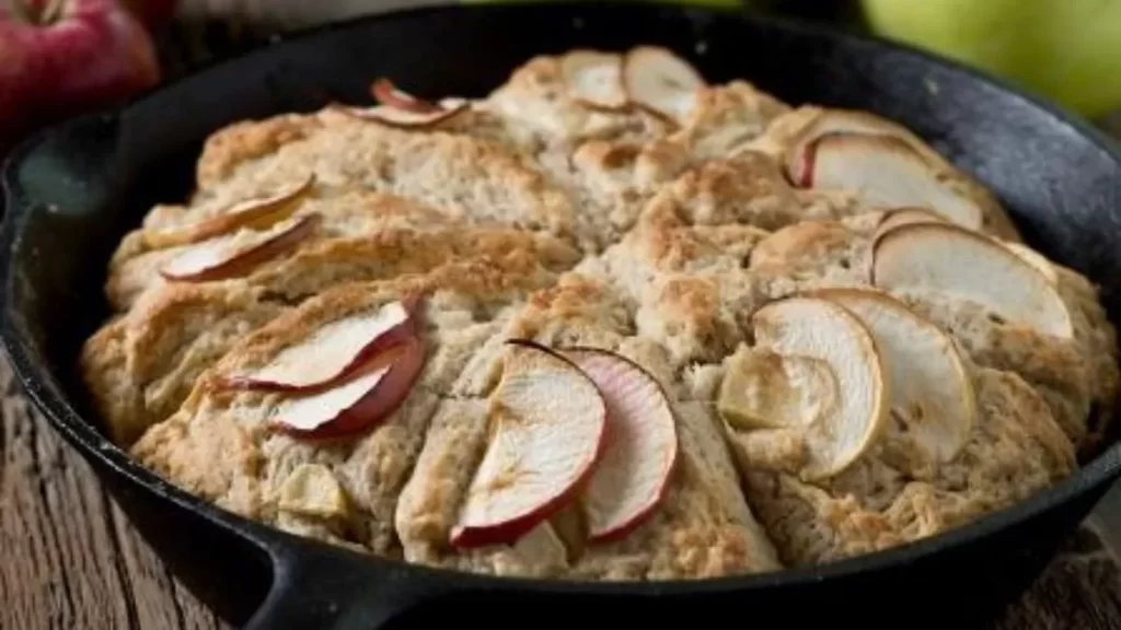 Skillet Apple Scones with Maple Butter | Easy Fall Recipe